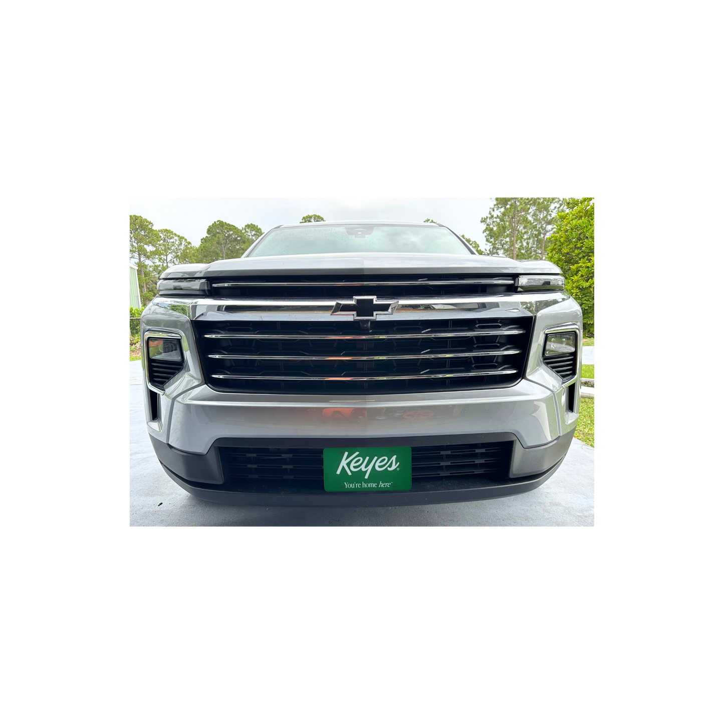 Front License Plate - Keyes (You're Home Here) Natural Colored Text