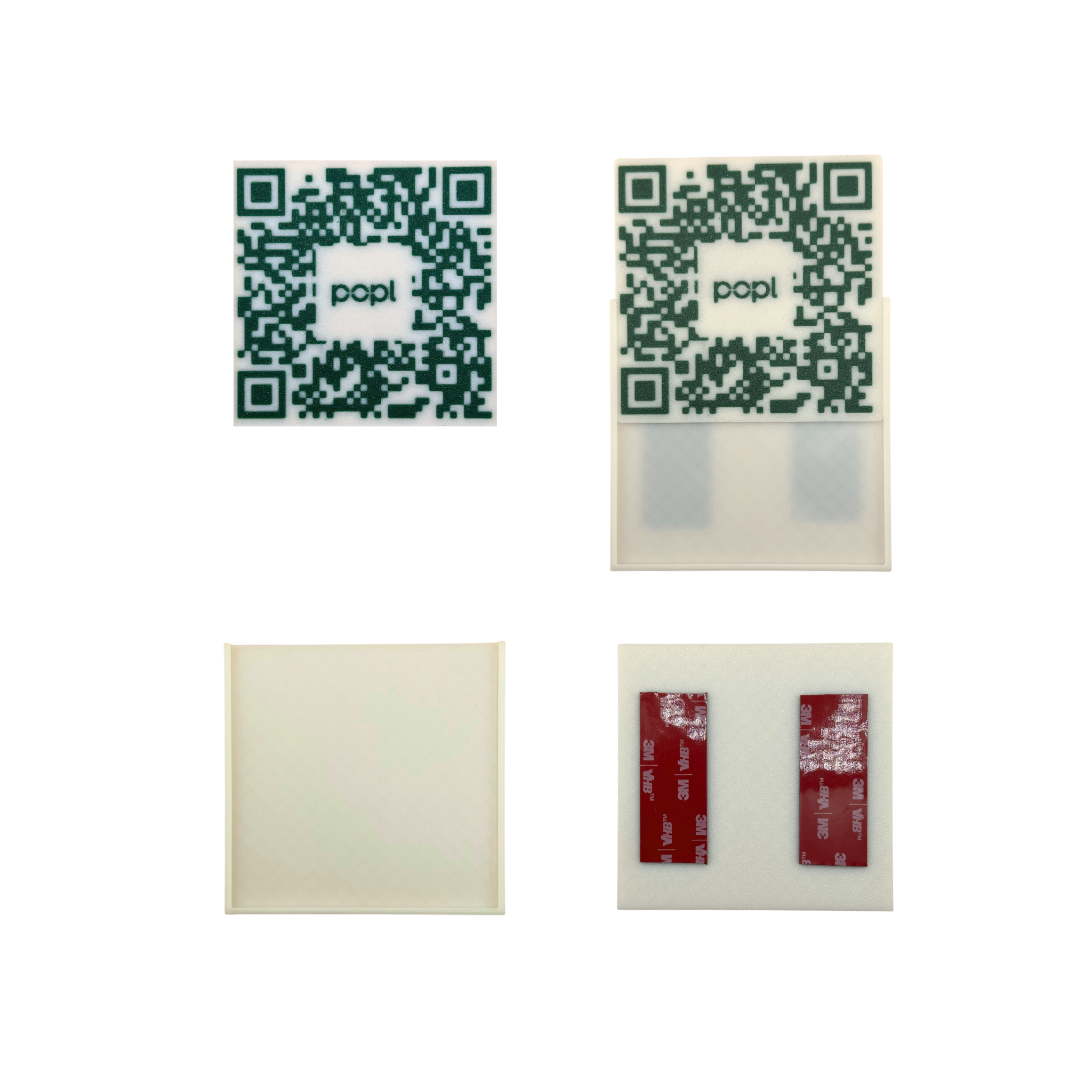 Code Car Kit Qr Code Example Custom QR Code Kit - Complete with 2 Holders and 2 QR Codes – Sky Print 3d