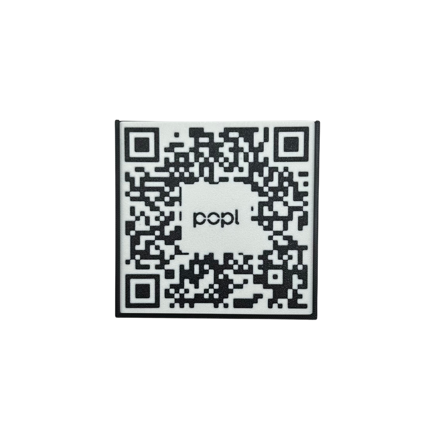 QR Code Kit - Complete with 2 Holders Black in Color and 2 QR Codes