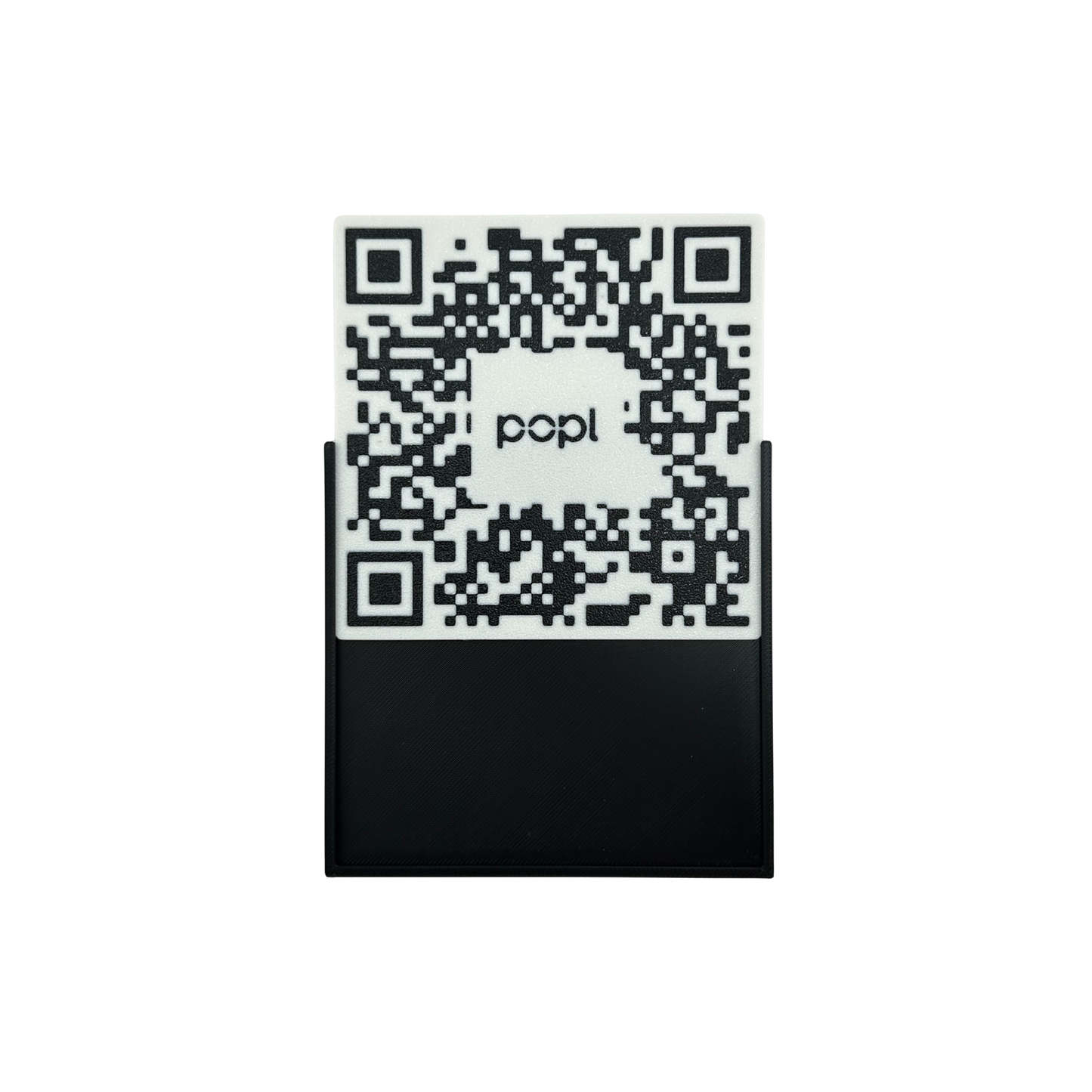 QR Code Kit - Complete with 2 Holders Black in Color and 2 QR Codes