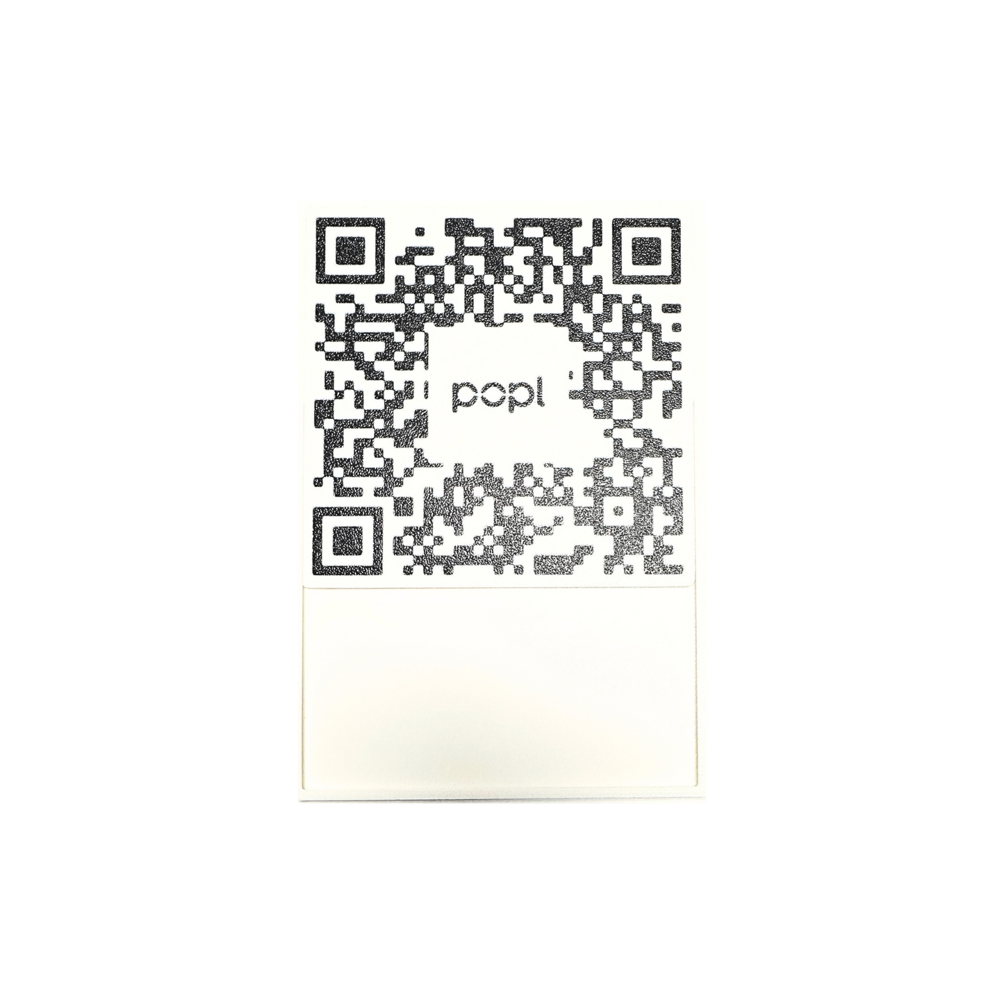 QR Code Kit - Complete with 2 Holders White in Color and 2 QR Codes