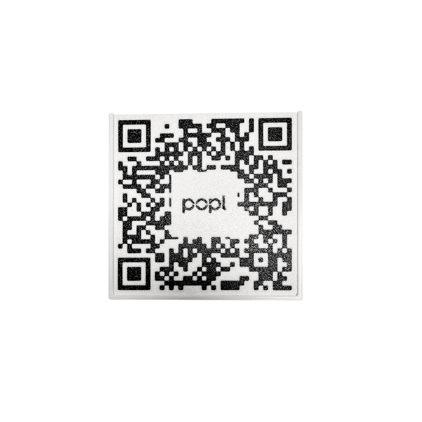 QR Code Kit - Complete with 2 Holders White in Color and 2 QR Codes